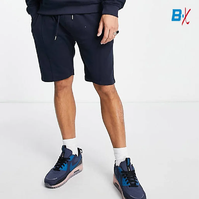Luxury Style MAX Navy Blue Plain Shorts 10092