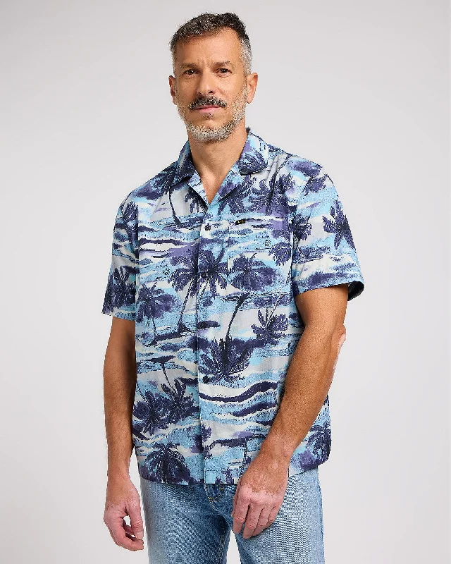 Lee 101 Camp Shirt - Drama Blue