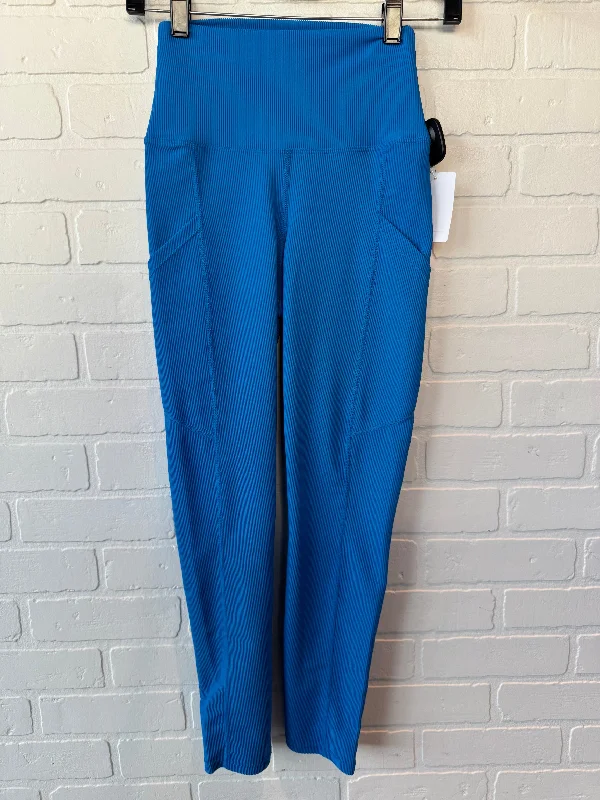 Athletic Leggings By Beach Riot In Blue, Size: 4