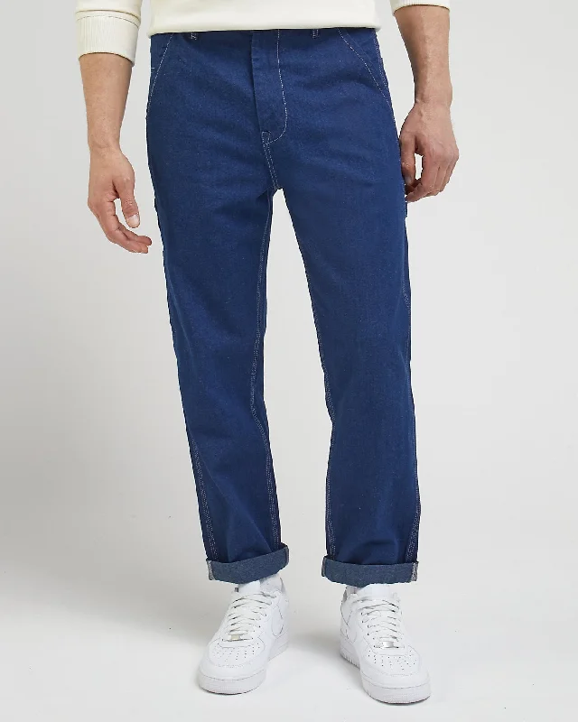 Lee Relaxed Fit Mens Jelt Denim Carpenter Pant - Rinse