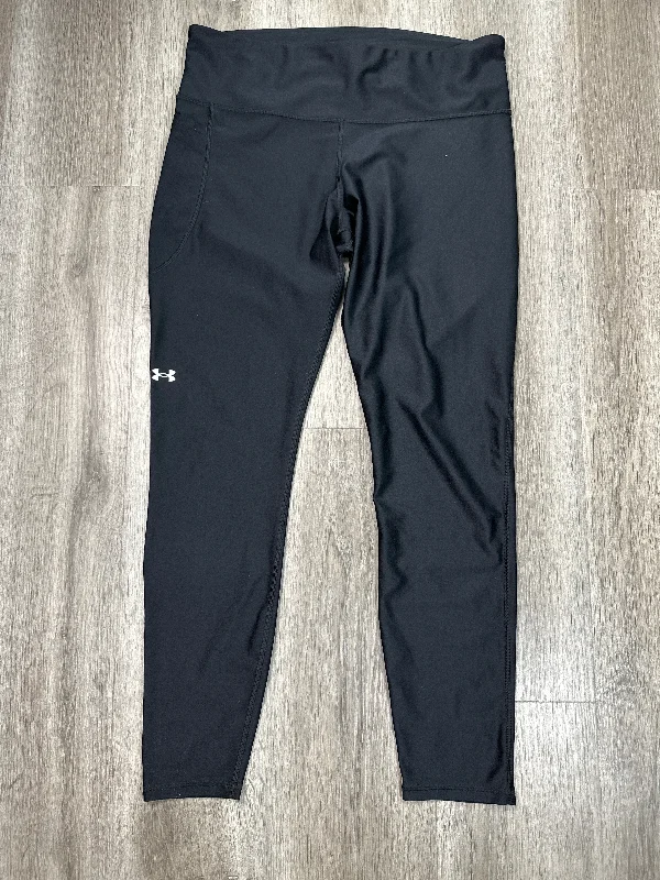 Athletic Leggings By Under Armour In Black, Size: Xl