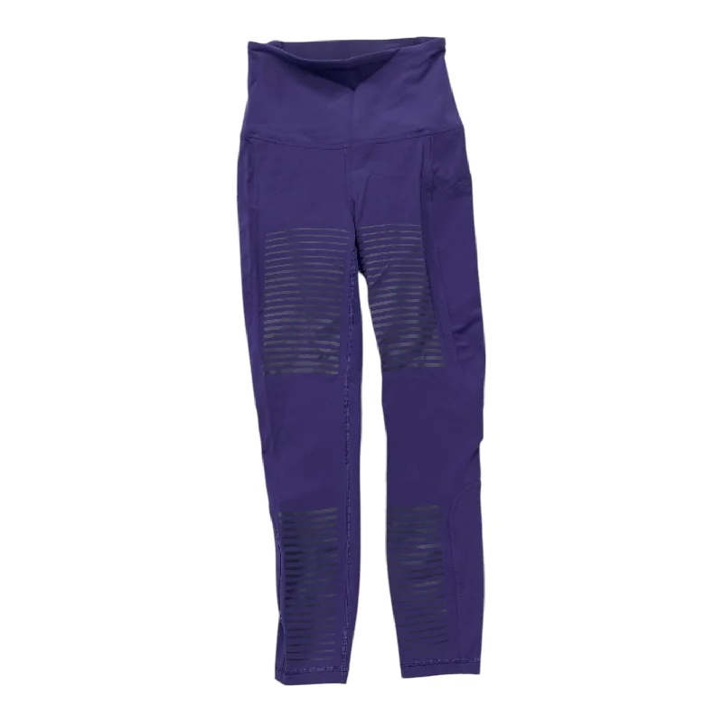 Athletic Leggings By Lululemon In Purple, Size: 4