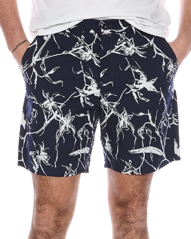 Fashionable In The Times rag & bone Perry Printed Ripstop Short