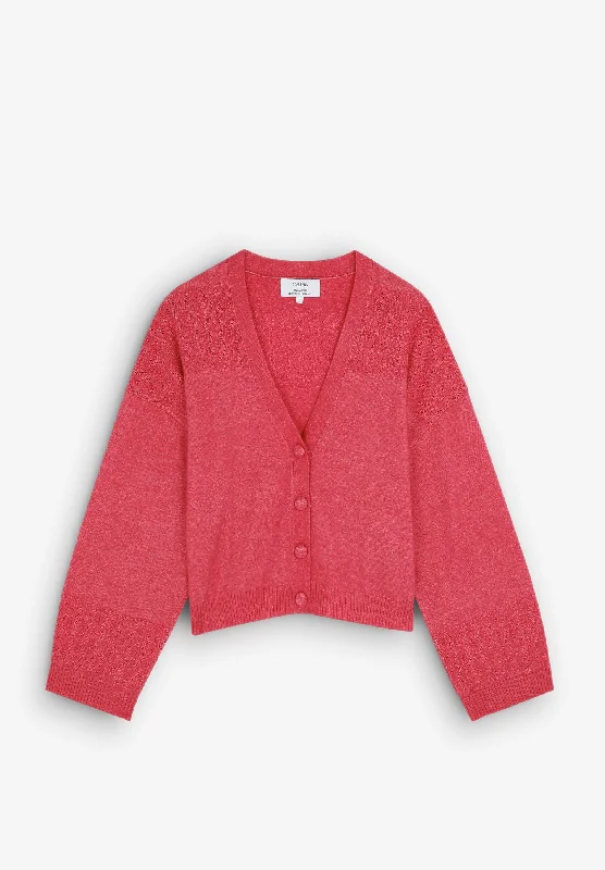 TRAN BUTTONS CARDIGAN