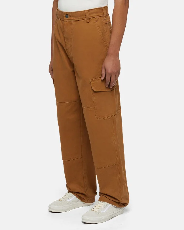 Dickies Duck Canvas Cargo Trousers - Brown Duck