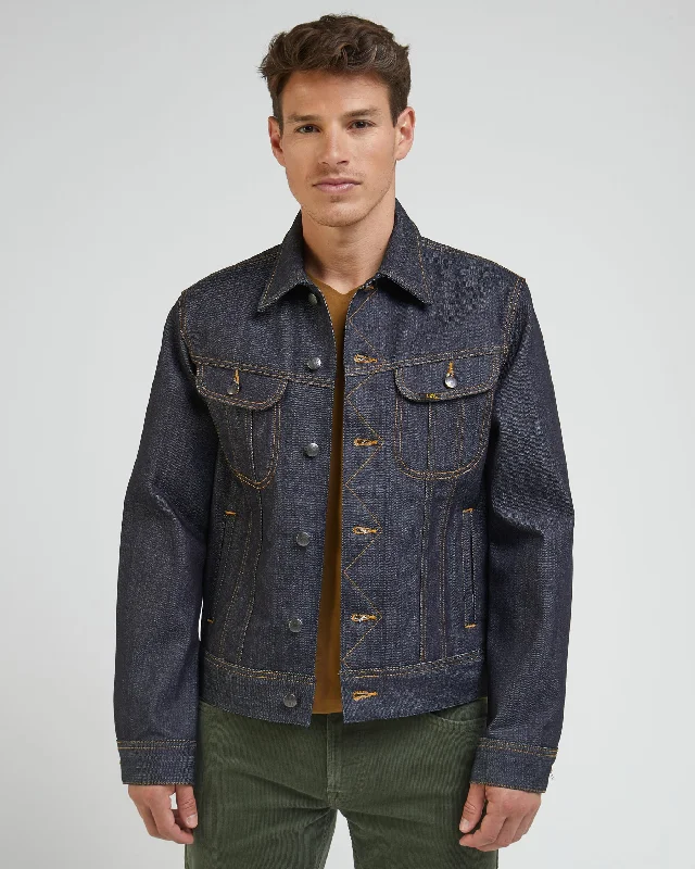 Lee 101 15oz Recycled Selvedge Denim Rider Jacket - Dry