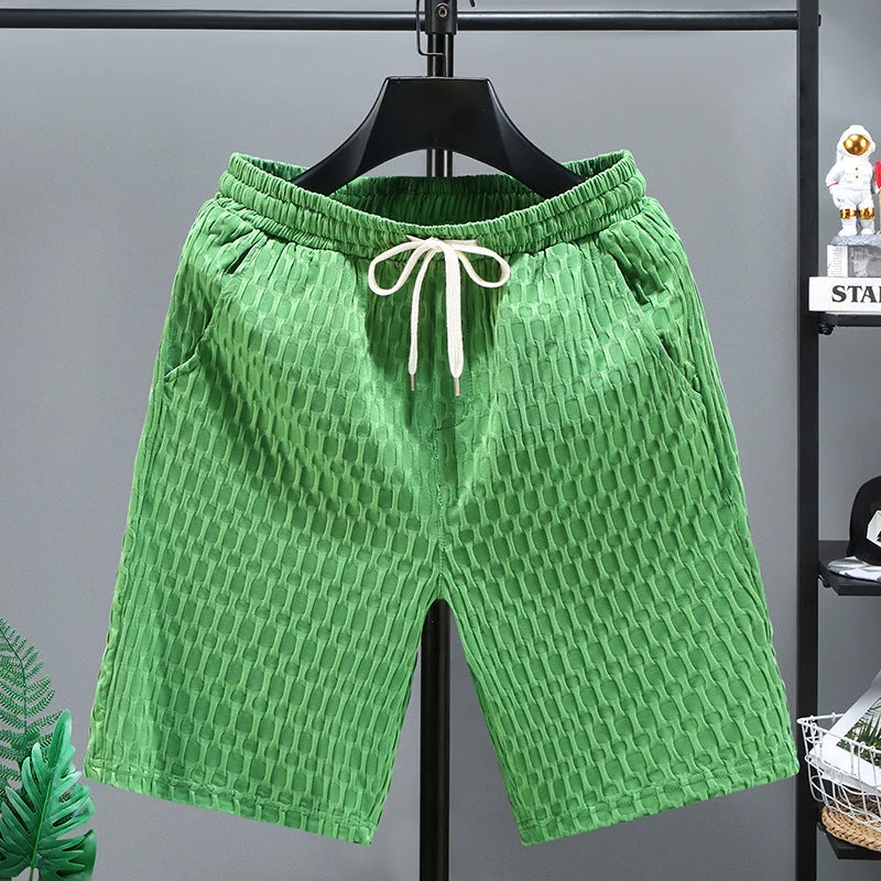 Retro Design Loose Plus Size Beach Capris