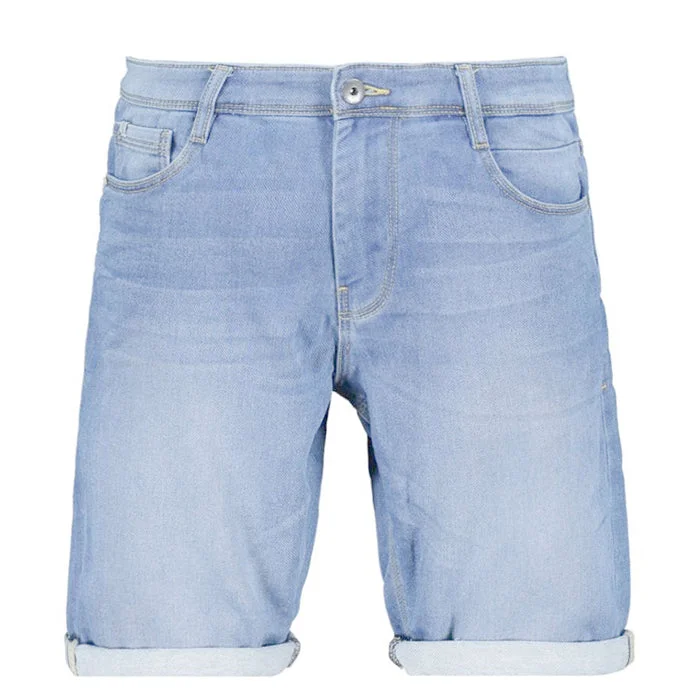 High Street Fashion TT Josh Light Blue Regular Slim Denim Shorts