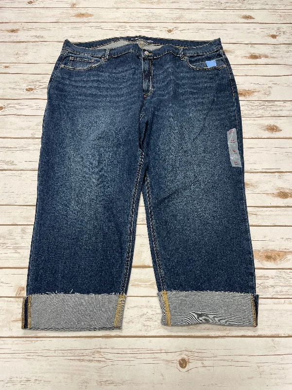 Comfortable Jeans Jeans Boyfriend By Old Navy In Blue Denim, Size: 24