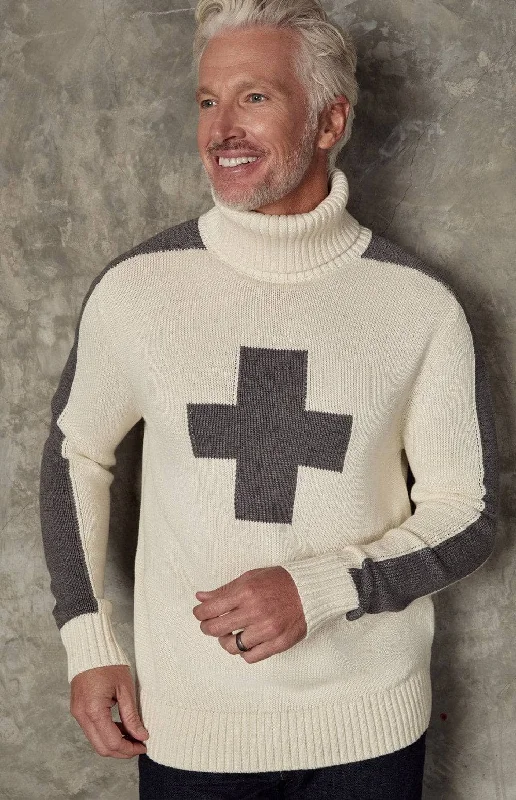 Elias Turtle Neck Ski Sweater | Ivory