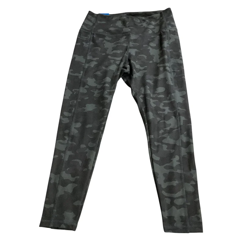 Athletic Leggings By Danskin In Camouflage Print, Size: L