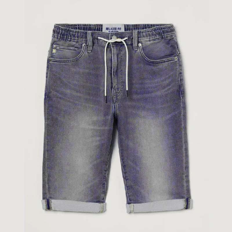Sports And Leisure TK White Cord Light Weight Tint Blue Denim Shorts 9301
