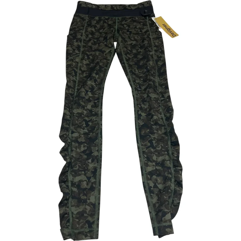 Athletic Leggings By Lululemon In Camouflage Print, Size: S