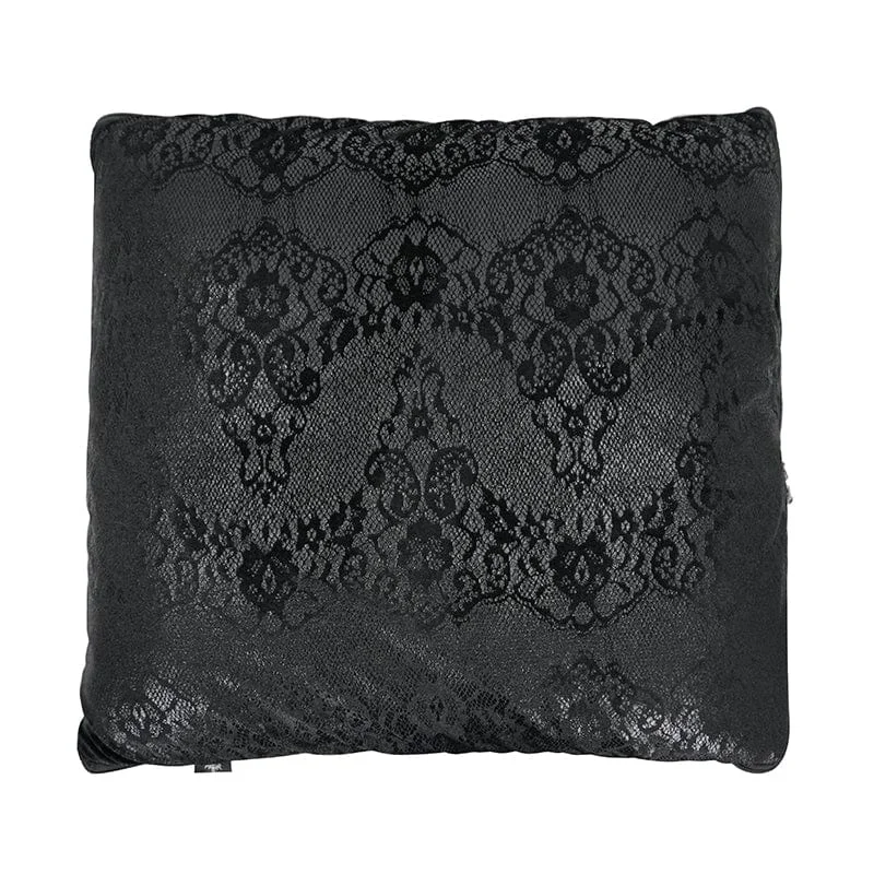 Gothic Lace Blanket Pillow