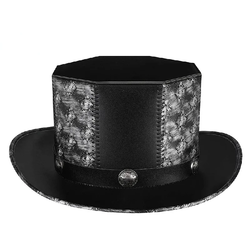 Men's Gothic Strappy Eyes Embroidered Hat