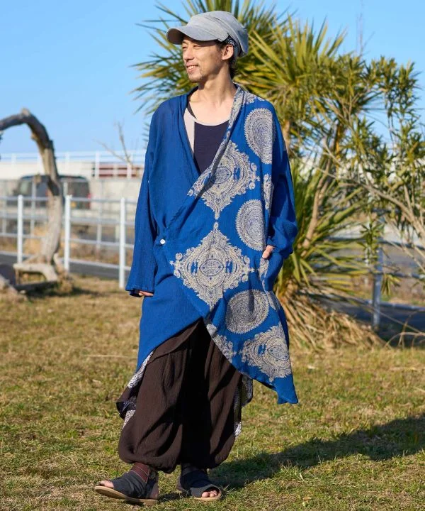 Noble Temperament Asymmetrical Bohemian Kimono