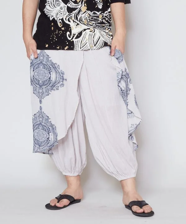 Elegant And Elegant Crepe Harem Pants