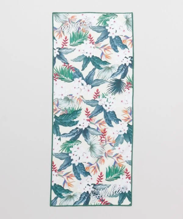 Timeless Style Plumeria Face Towel