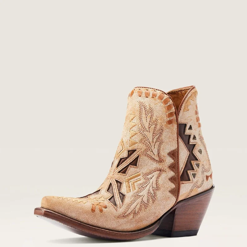 Cozy Apparel Ariat Women's Mesa Western Bootie in Crema