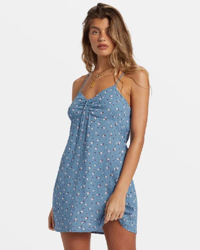 Soft Knitwear Billabong Sun Chaser Dress-Blue Shadow