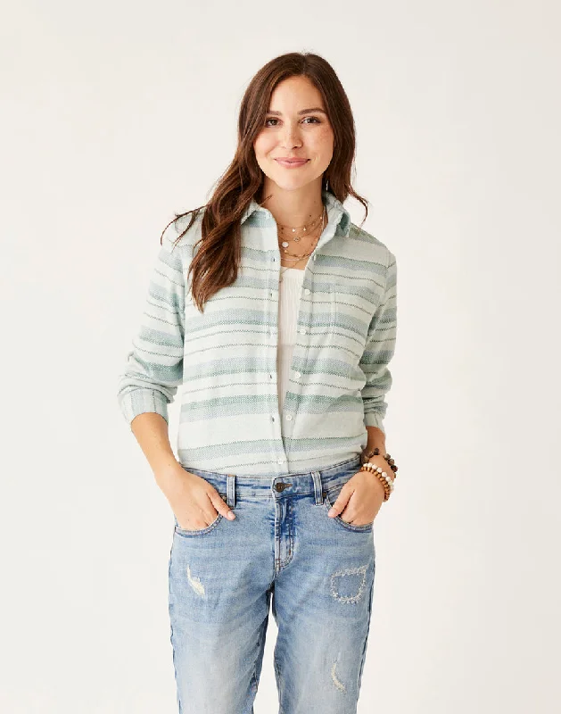 Soft Tops Carve Designs Fairbanks Supersoft L/S Shirt-Birch Block Stripe