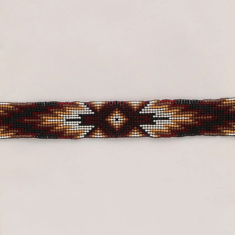 Easy Comfort Style Twister Aztec Beaded Hat Band