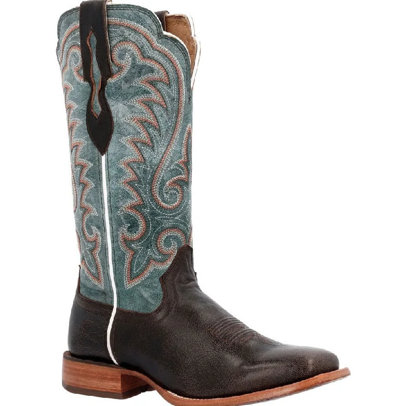Trendy Dresses Durango Women's Arena Pro Western Boot in Peppercorn and Juniper Berry