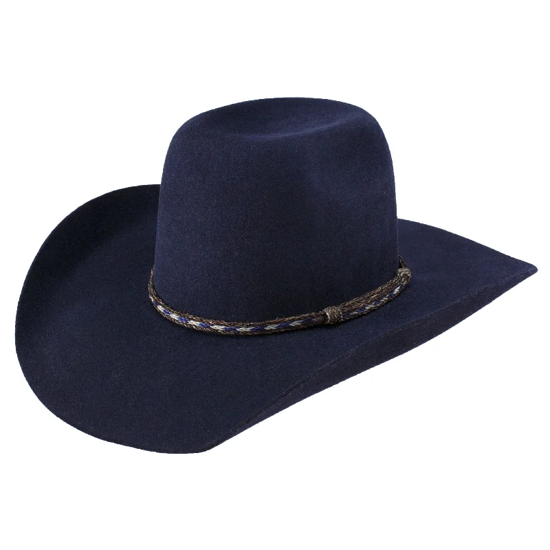 Windbreaker fashion Hooey by Resistol Trip Wool Felt Hat in Navy