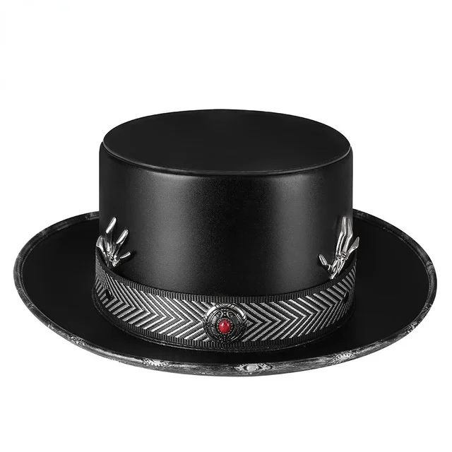 Noble Temperament Men's Steampunk Skeleton Splice Hat