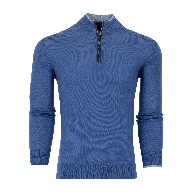 Cozy Fashions Saratoga Quarter-Zip Sweater