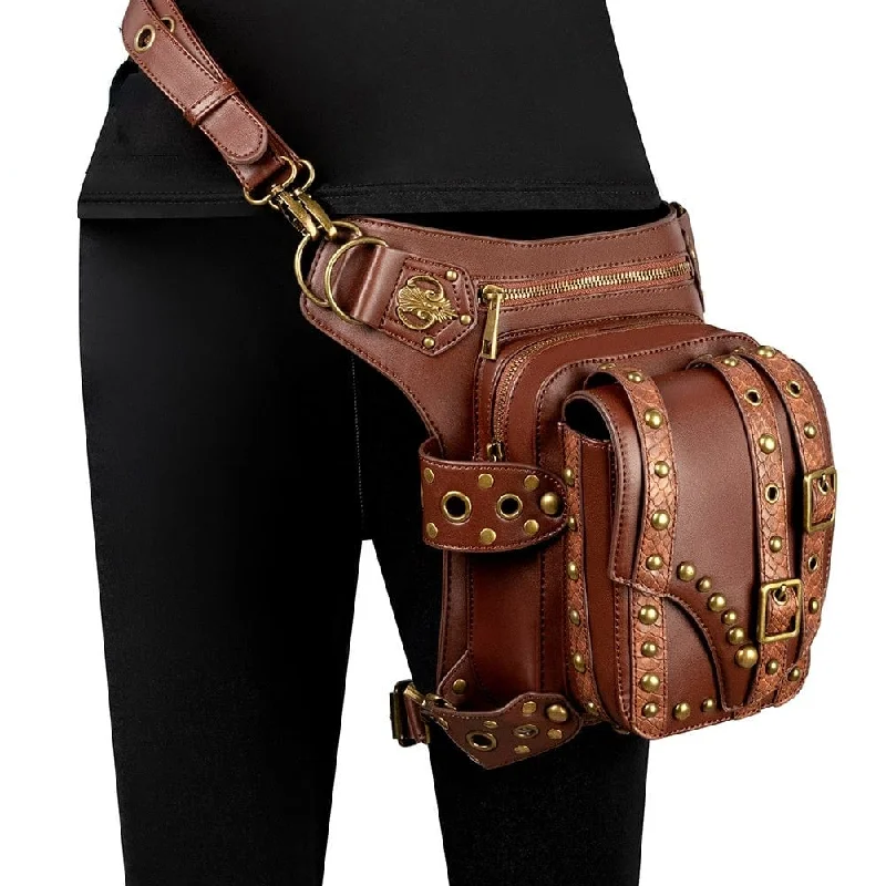 Cozy Essentials Steampunk Buckles Splice Multi-Purpose Bag