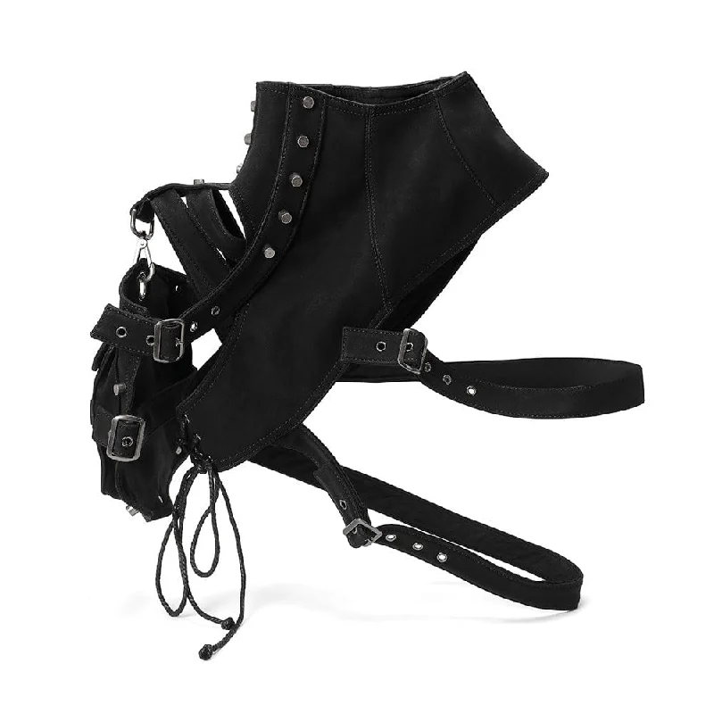 Comfy Dress Steampunk Stand Collar Armour Bag