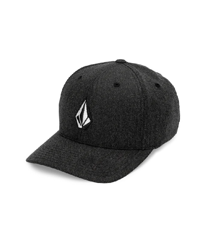 Modern Comfort Wear Volcom Full Stone Heather Flexfit Hat-Charcoal Heather